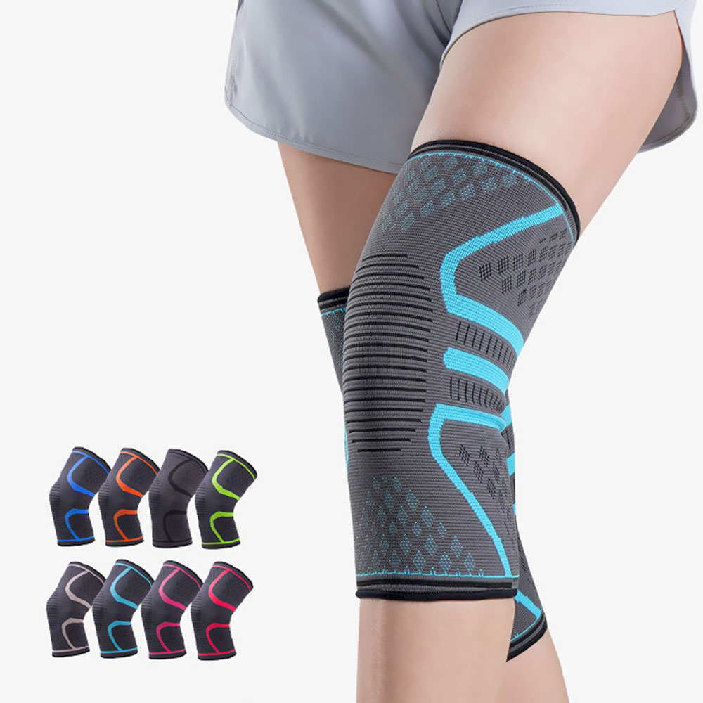 Running Gear Knee - 男性と女性のための弾性膝パッド,保護具,ランニング,サイクリング,プロテクター,ga26,1個