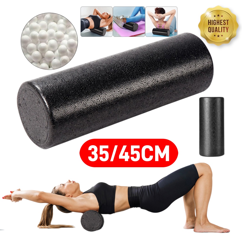 Muscle Roller Stick - 35/45 センチメートル Epp ヨガフォームマッサージローラーフィットネスポータブルピラティスボディエクササイズジム脚腕背中足痛み軽減シャフト筋肉リラクゼーション