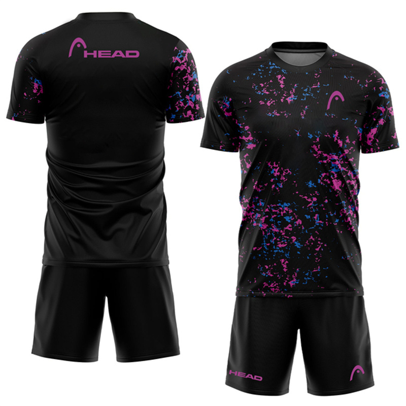 Running Gear For Men - ファッション通気性メンズテニススポーツウェアアウトドアスポーツバドミントントレーニング服夏ランニングルーズセット半袖スーツ