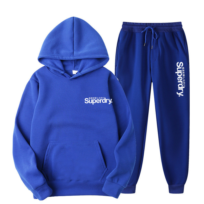 Running Gear For Men - メンズスポーツウェアセータースーツ パーカー+パンツ スポーツウェア 春秋セット ジョギングパンツ ランニング