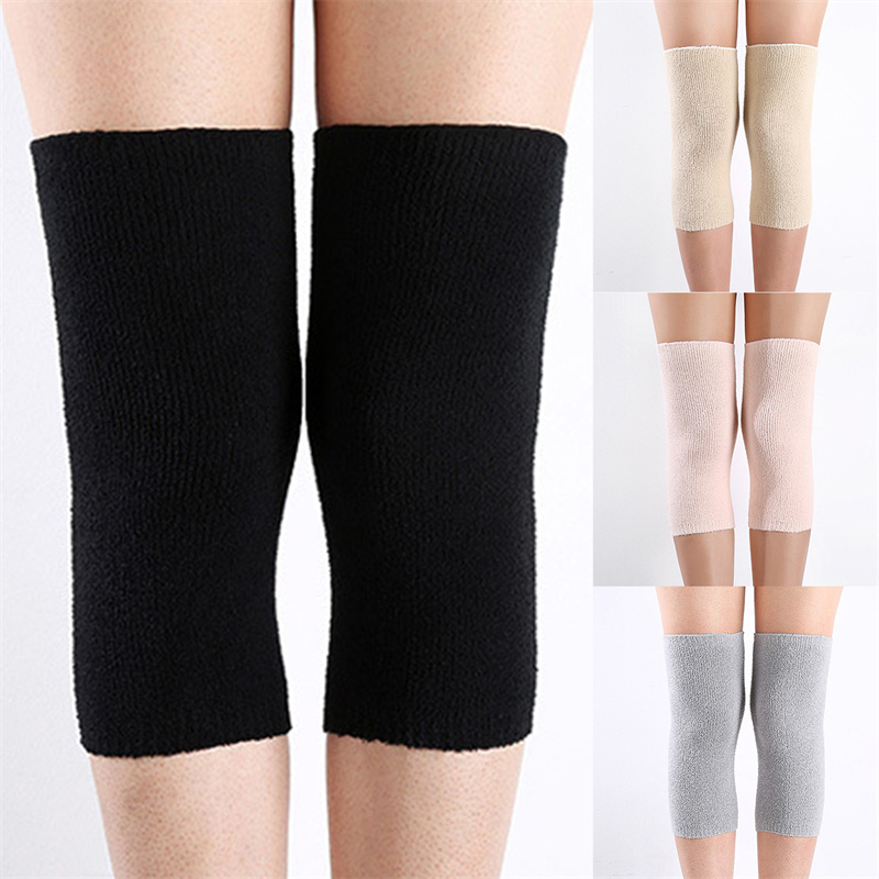 Running Gear Knee - 1組 冬用保温膝パッド 竹炭保護具 女性 高齢者用 膝サポーター