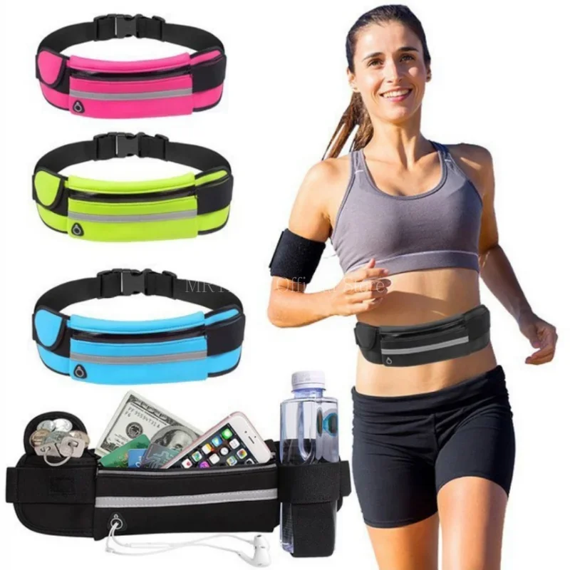 Running Gear Kit - 1pc ランニングバッグ女性ウエストバッグベルトバッグ男性スポーツファニーパック携帯電話バッグジムランニング携帯電話ジョギングランサイクリングバッグ