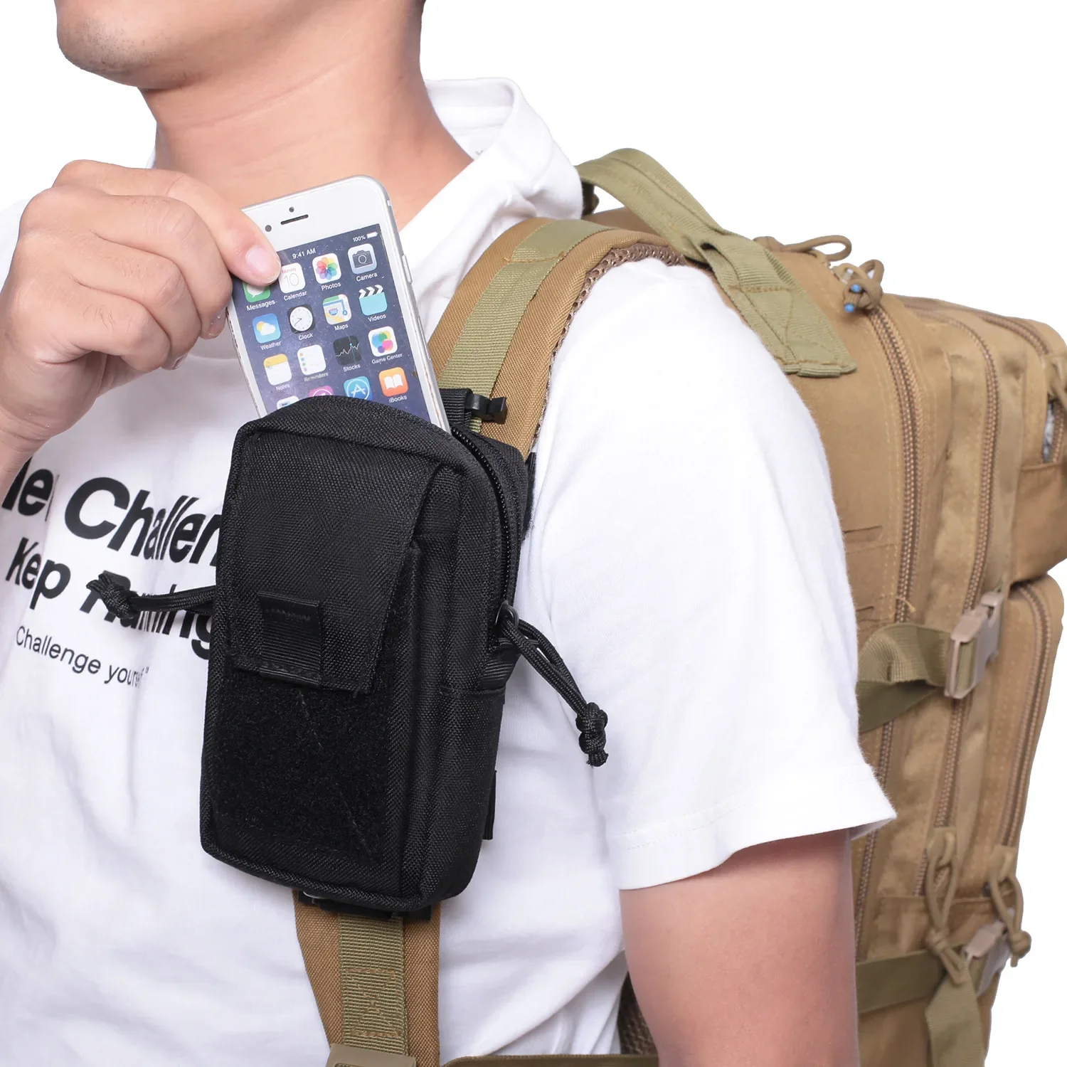 モールバックパックストラップフォンホルダーウエストポーチ - - Running Gear Backpack のレビューと価格