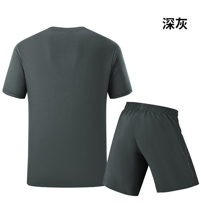 メンズサマースポーツセット速乾Tシャツ＆ショーツ2ピースラン - Running Gear For Men のレビューと価格
