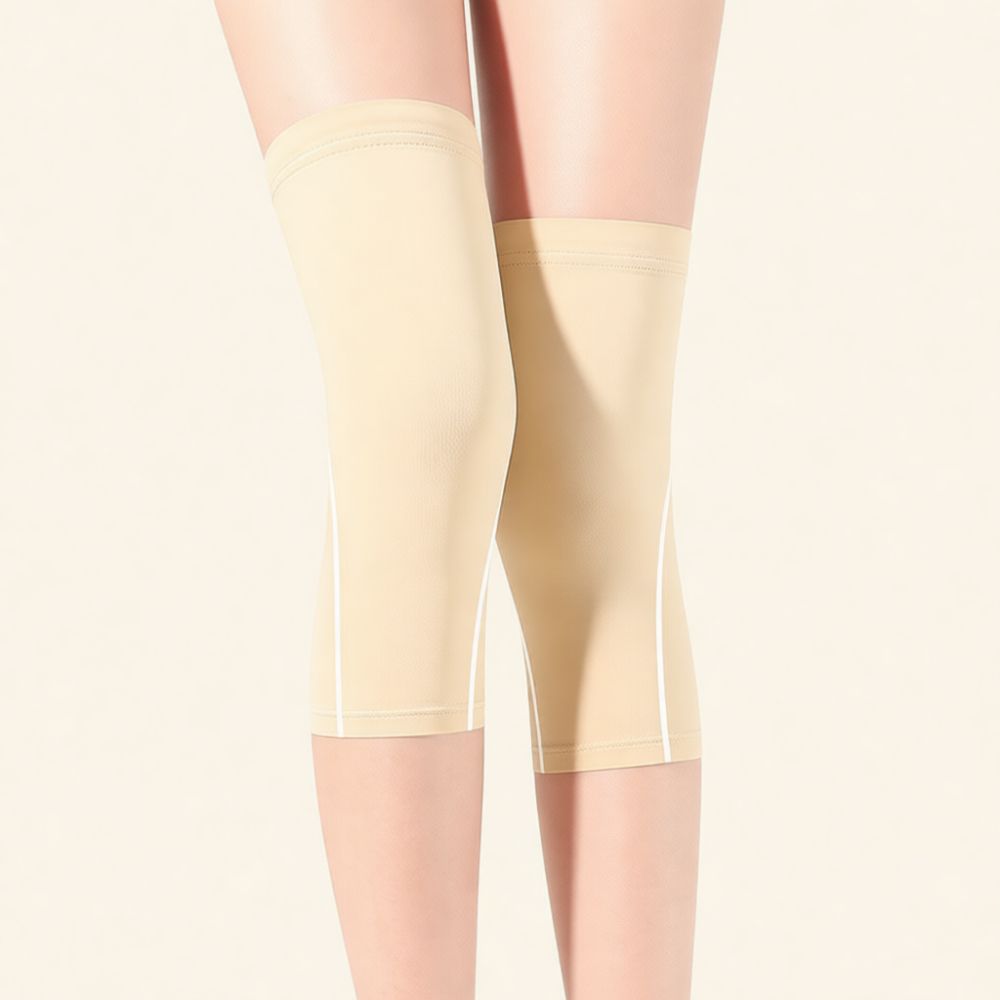 ソフトな素材でできた膝用コンプレッションスリーブ。目立たない - Running Gear Knee のレビューと価格