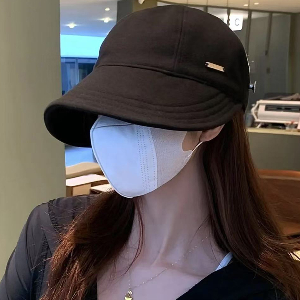 女性用UVカットサンハット、通気性のある調節可能なトップレス - Running Gear Hat のレビューと価格