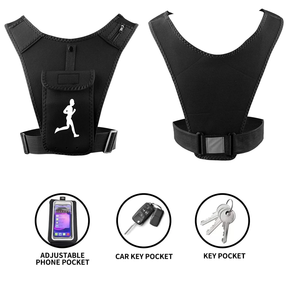 Xqqmxx-男性と女性のためのランニングベスト、電話ホルダ - Running Gear Hydration のレビューと価格