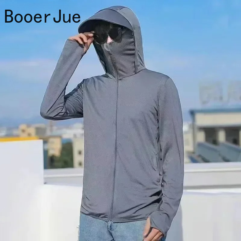 UPF50+ メンズ日焼け止め 薄いメッシュ 速乾性 通気性 - Running Gear For Men のレビューと価格