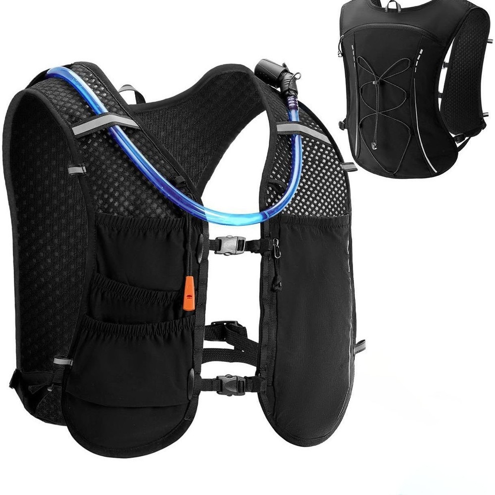 メンズランニングベストハイドレーションパック、調節可能なチェ - Running Gear Hydration のレビューと価格