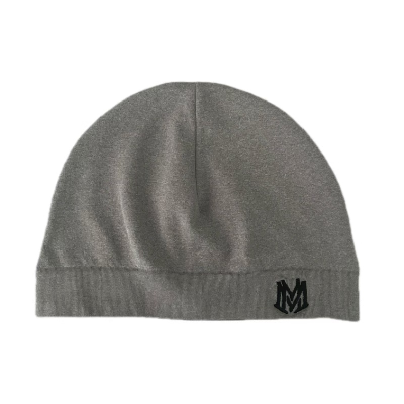 文字 M 刺繍スカルキャップ薄型ストレッチビーニー帽子男性女 - Running Gear Hat のレビューと価格