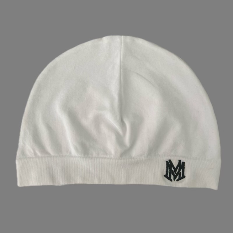 文字 M 刺繍スカルキャップ薄型ストレッチビーニー帽子男性女 - Running Gear Hat のレビューと価格