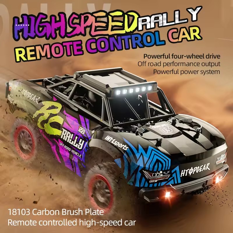 80KM/HブラシレスRCレーシングカー 1:18電動高速リ - Running Gear Truck のレビューと価格